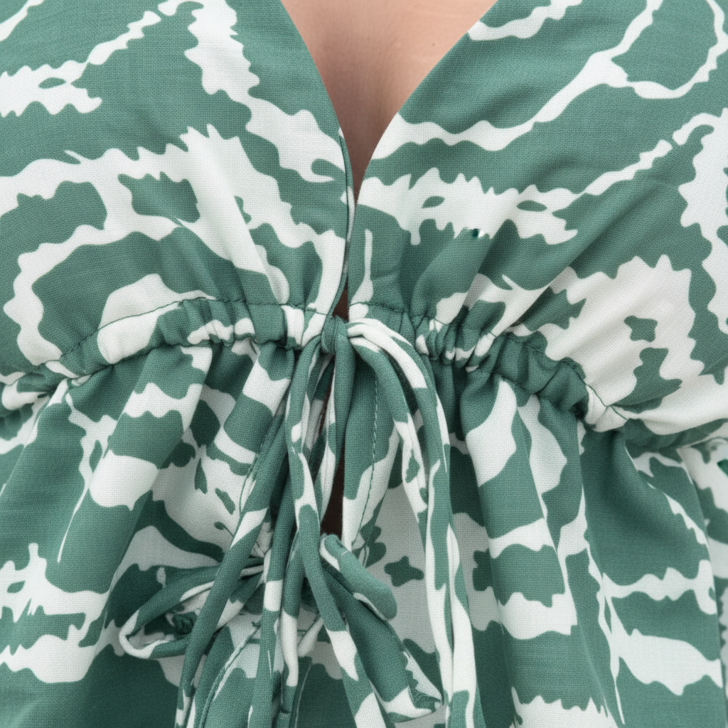 Fringe Tie Bralette Top