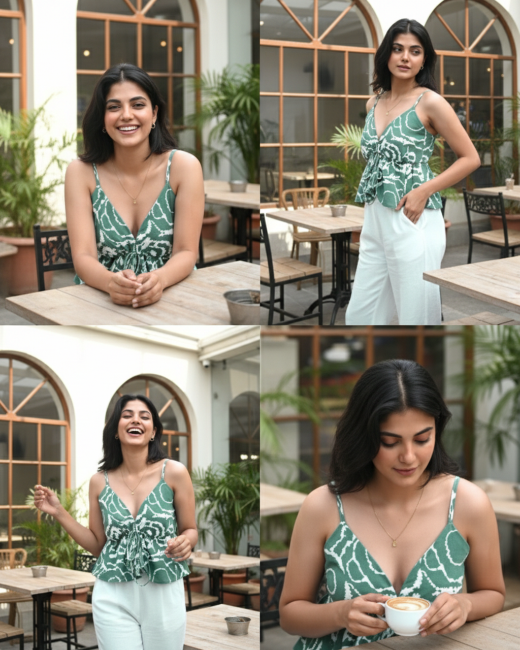 Fringe Tie Bralette Top