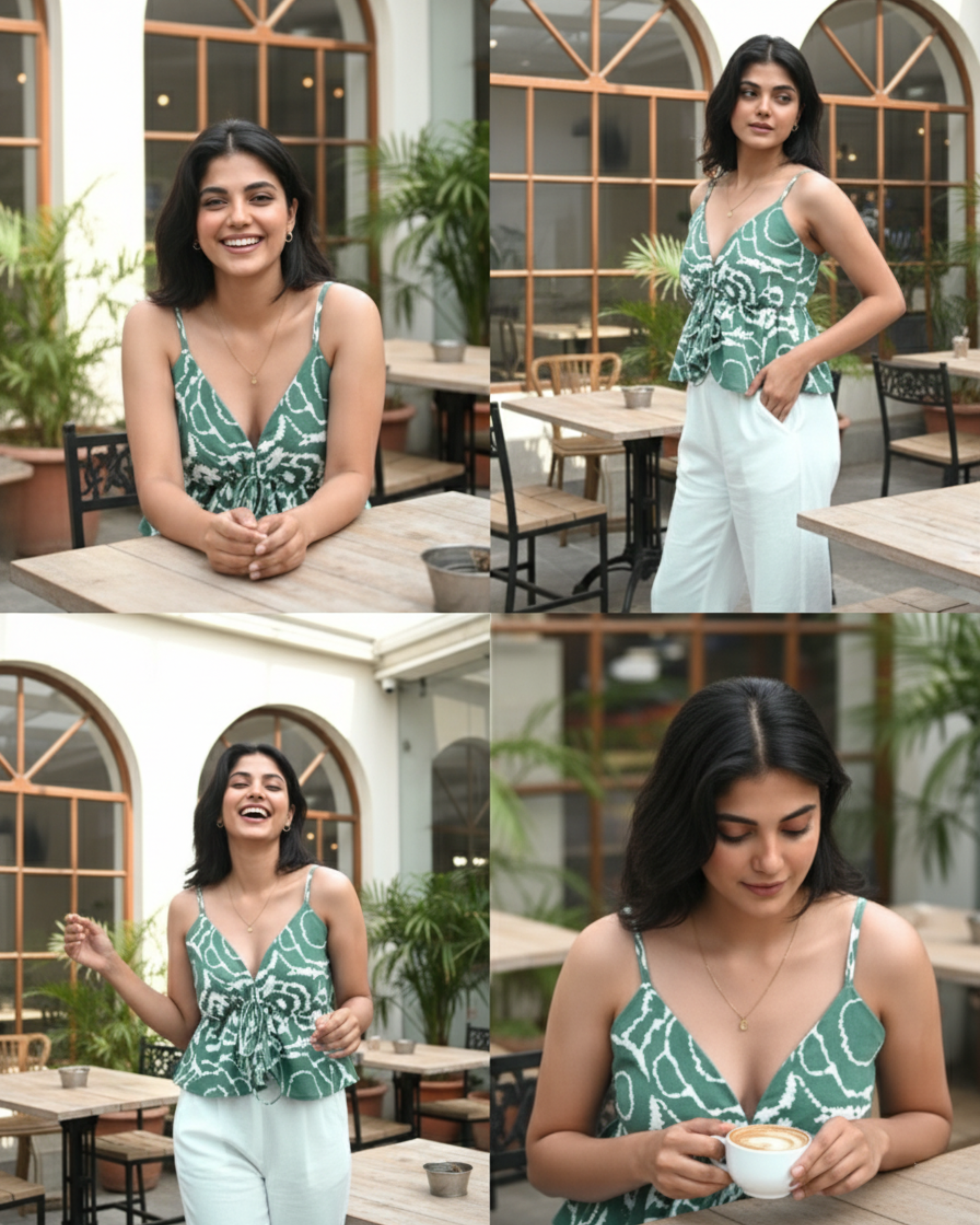 Fringe Tie Bralette Top